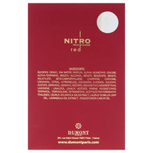 Nitro Red pour Homme Eau de Parfume by Dumont Paris 100ml/3.4oz