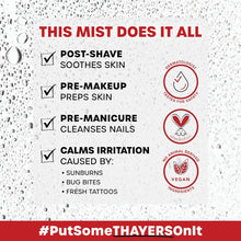 Thayers Alcohol-Free Witch Hazel Facial Mist Toner with Aloe Vera, Cucumber, Soothing and Hydrating, For All Skin Types, 8 oz