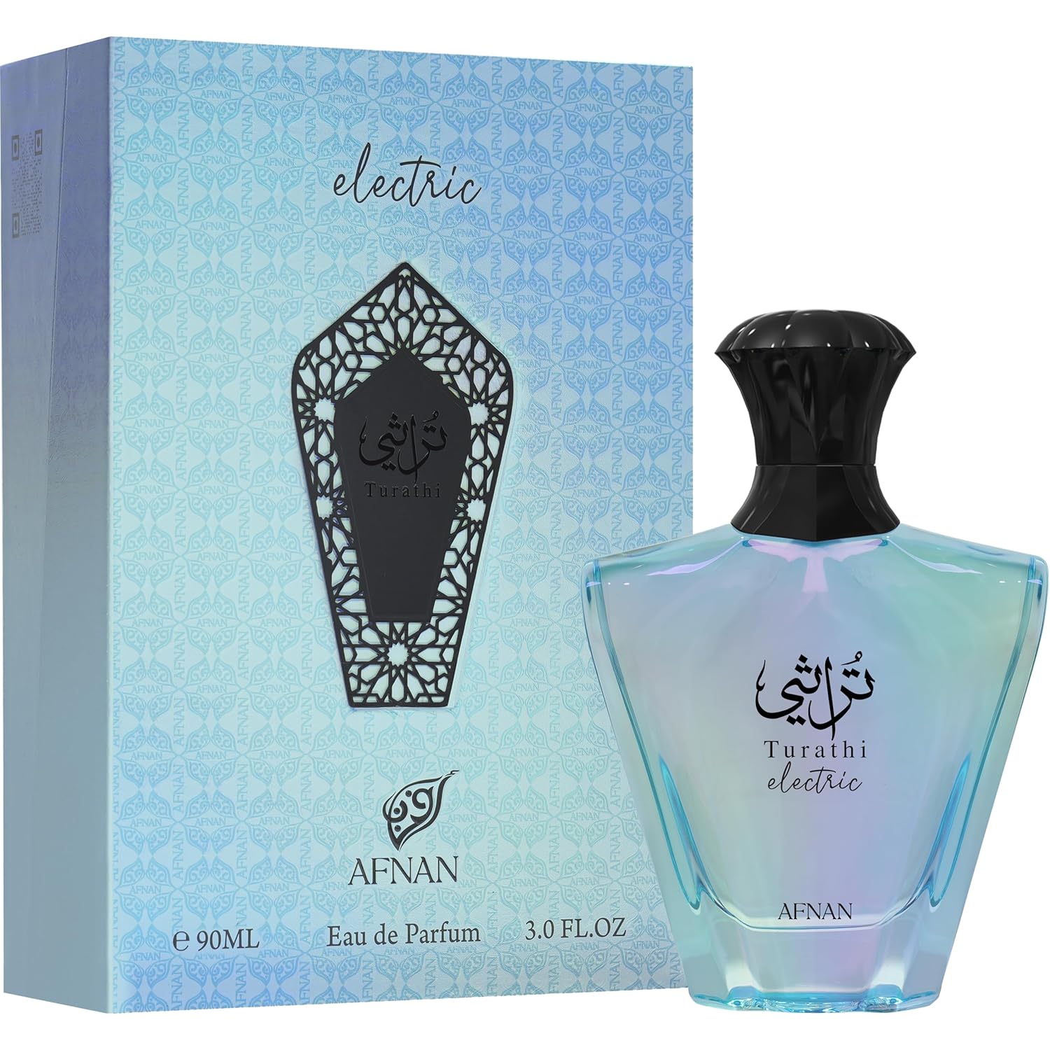 香水(男性用) AFNAN electric Eau de Parfum 90ML Electric Turathi Eau De Parfum By Afnan 90ml 3.0 FL OZo – Triple