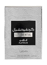 Confidential Platinum by Lattafa 100ml Spray Perfume