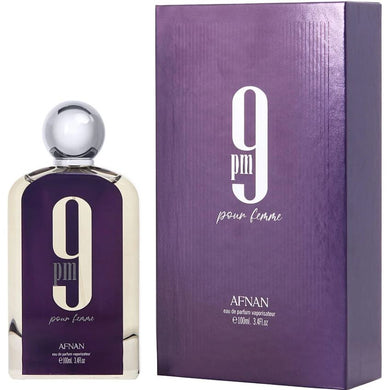 9 PM Pour Femme Eau De Parfum By Afnan 100ml 3.4 FL OZ