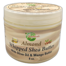Almond Whipped Shea Butter with olive Oil & Mango Butter 8oz by Mine Botanicals