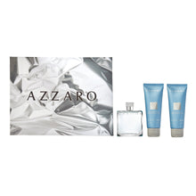 Azzaro Chrome for Men 3 piece EDT Gift Set (3.4oz EDT, 2 x 2.5oz shampoo)
