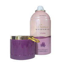 Berries Weekend Violet Concentrated Perfumed Spray By Fragrance World 250ml 8.5 fl. oz.