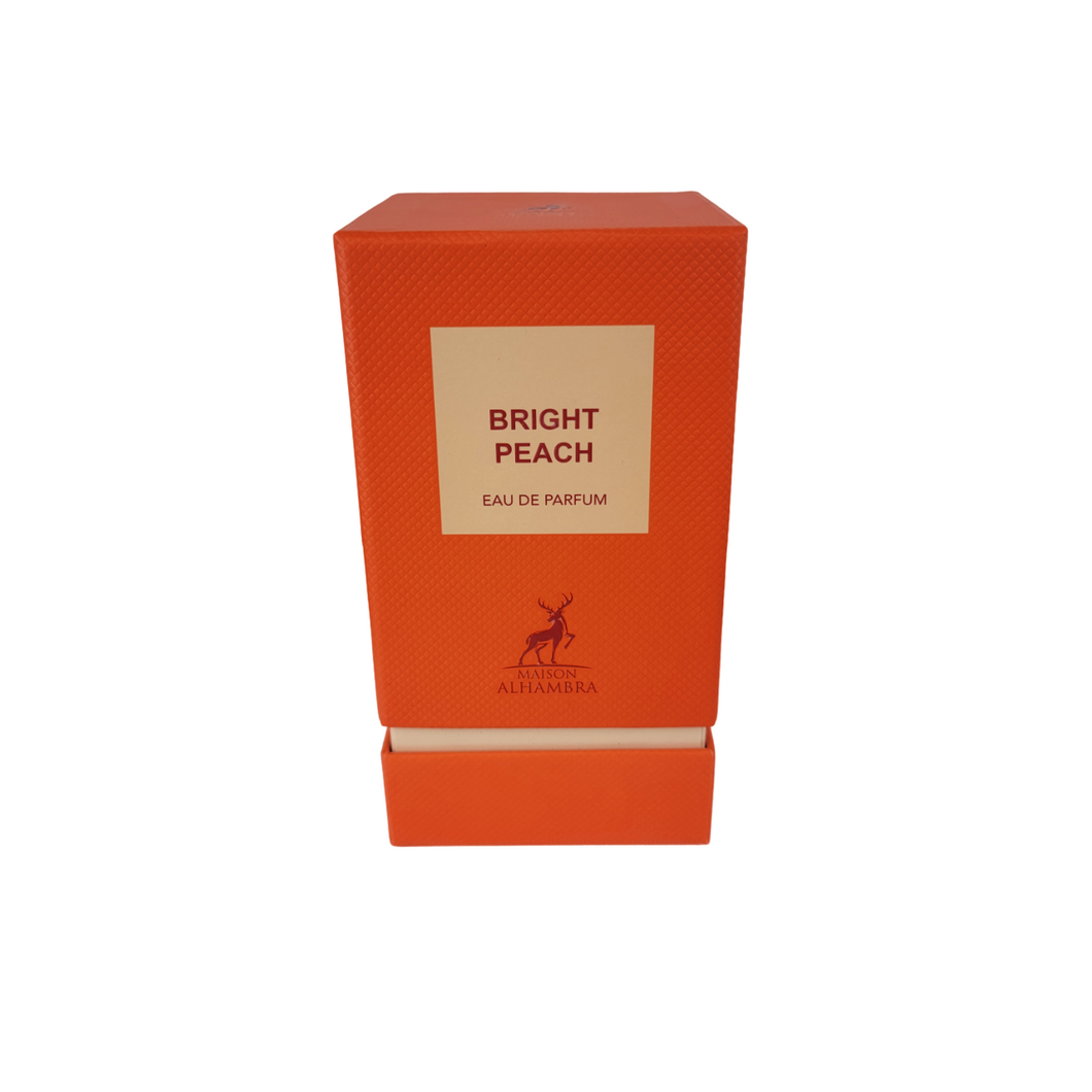 Bright Peach Eau De Parfum By Maison Alhambra 80 ML 3.4 FL OZ