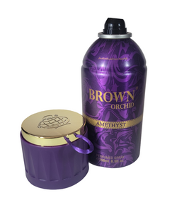 Brown Orchid Amethyst Concentrated Perfumed Spray By Fragrance World 250ml 8.5 fl. oz.