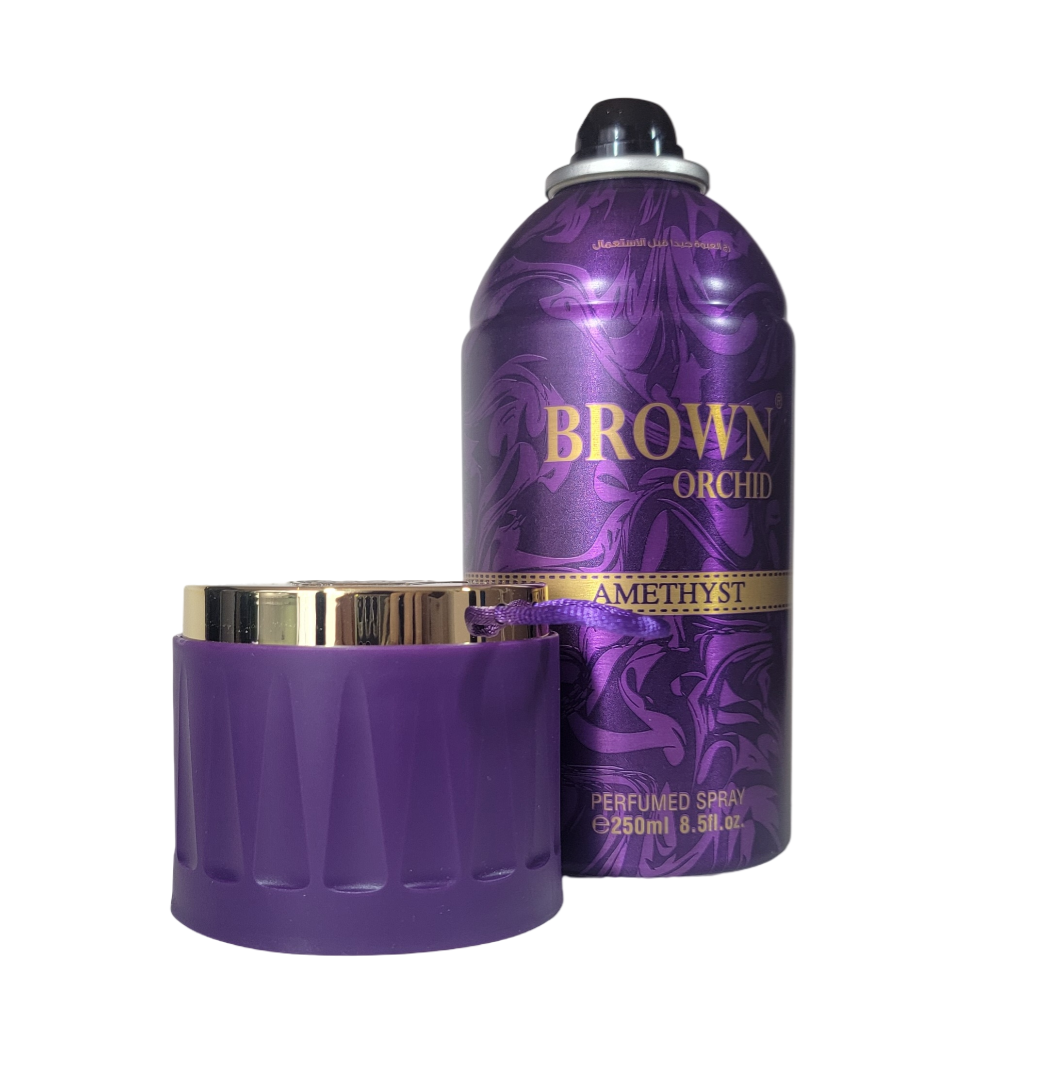 Brown Orchid Amethyst Concentrated Perfumed Spray By Fragrance World 250ml