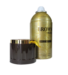 Brown Orchid Gold Edition Concentrated Perfumed Spray By Fragrance World 250ml 8.5 fl. oz.