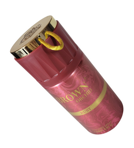 Brown Orchid Ruby Concentrated Perfumed Spray By Fragrance World 250ml 8.5 fl. oz.