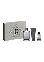 Jimmy Choo Man 3 piece Gift Set (3.3oz EDT, 3.3oz Shower Gel, 0.25oz EDT travel spray)