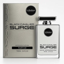 Black Cavalier Surge for Men Parfum Spray by Le Bonheur Perfumes 100ml/3.4oz