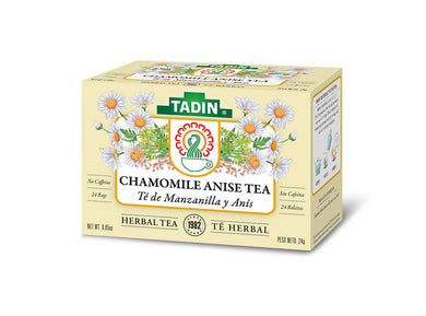 Tadin Chamomile Anise Herbal Tea 24 bags Net Wt. 0.85 Oz No Caffeine