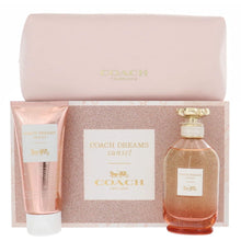 Coach Dreams Sunset 3 piece Gift Set (3oz EDP, 3.3oz lotion, complimentary pouch)