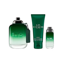 Coach Green for Men EDT 3 piece Gift Set (3.3oz EDT, 0.50oz EDT, 3.3oz shower gel)