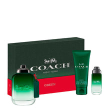 Coach Green for Men EDT 3 piece Gift Set (3.3oz EDT, 0.50oz EDT, 3.3oz shower gel)