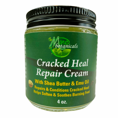 Cracked Heel Repair Cream with Shea Butter & Emu Oil 4oz by Mine Botanicals