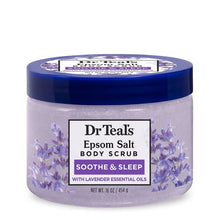 Dr Teal's Epsom Salt Body Scrub Soothe & Sleep with Lavender, 16 oz