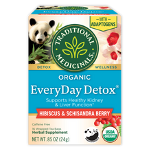 Traditional Medicinals EveryDay Detox Organic Tea Herbal Supplement, 16 count, .85 oz
