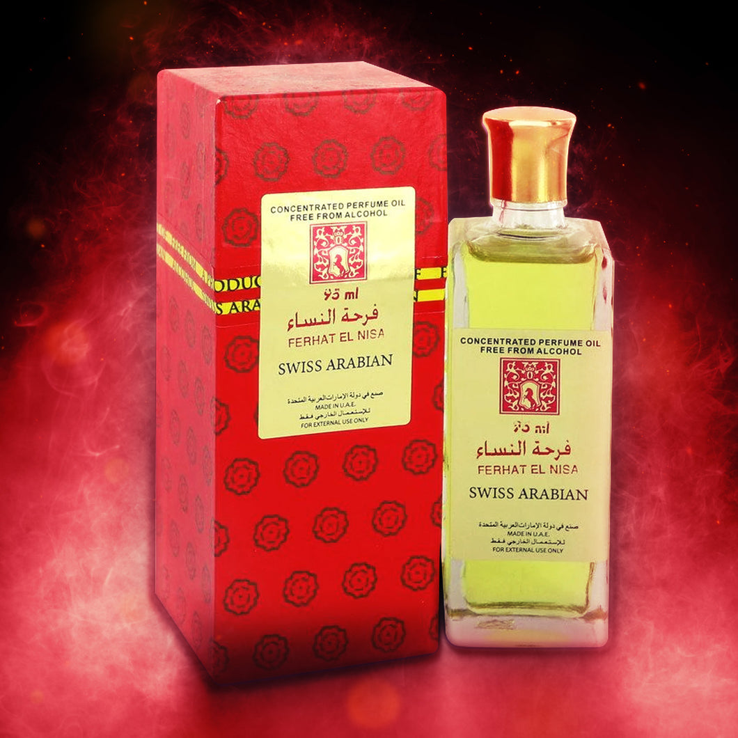 Ferhat El Nisa Eau De Parfum Swiss Arabian FREE FROM ALCOHOL 95ml