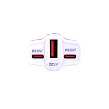 Quick Car Charger 78W USB Smart Output - Triple Port By Gook - Model G018