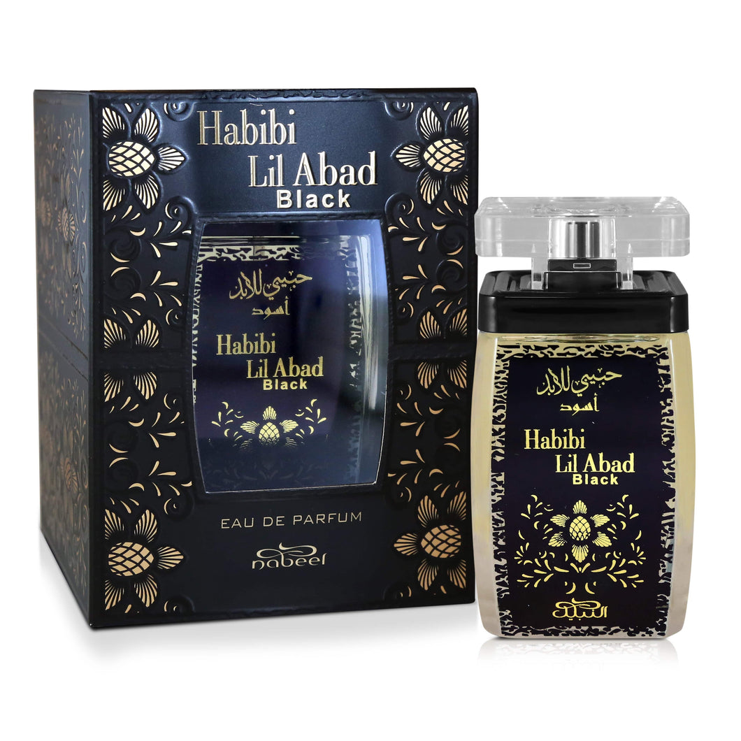 Habibi Lil Abad BLACK Eau De Parfum by Nabeel 100ml 3.3 FL OZ
