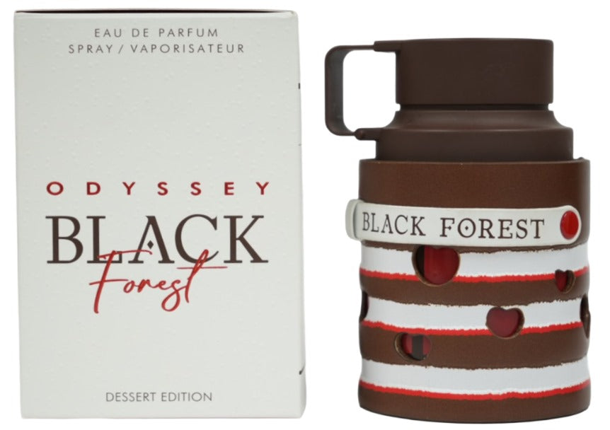 Armaf Odyssey Black forest 3.4 oz Eau De Parfum Spray Unisex Dessert edition