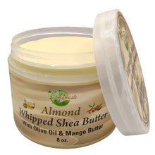 Almond Whipped Shea Butter with olive Oil & Mango Butter 8oz by Mine Botanicals
