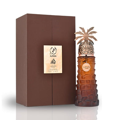 Lattafa perfumes Ajwaa For Men and Women EDP - 90Ml (3.04oz) | Bergamot,Elemi,Dates & Lemon