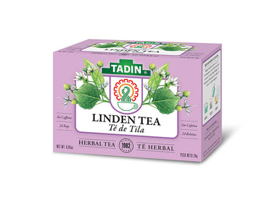 Tadin Linden Herbal Tea 24 bags Net Wt. 0.85 Oz No Caffeine