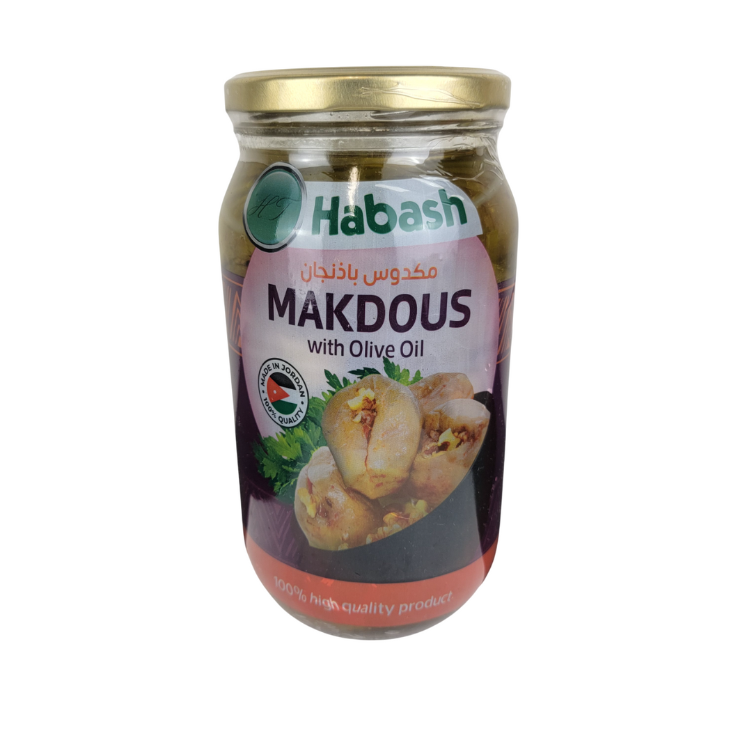 Makdous With Olive Oil Net Weight 1000g By Habash Made In Jordan