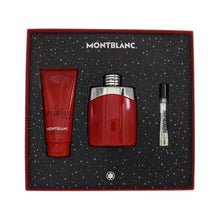 Mont Blanc Legend Red for Men 3 piece EDP Gift Set (3.3oz EDP, 3.3oz shower gel, 0.25oz travel spray)