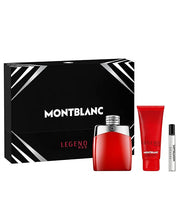 Mont Blanc Legend Red for Men 3 piece EDP Gift Set (3.3oz EDP, 3.3oz shower gel, 0.25oz travel spray)