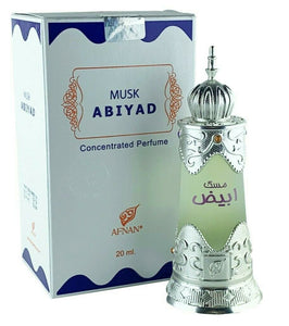 Musk Abiyad Concentrated Perfume Oil By Afnan 20ml