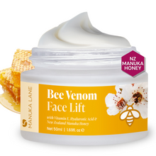 Bee Venom Facelift Cream with Manuka Honey, Vitamin E & Hyaluronic Acid (50ml)