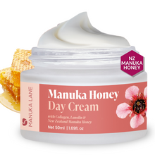 Manuka Honey Day Cream with Collagen, Lanolin & New Zealand Manuka Honey (50ml)