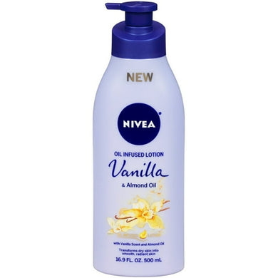 Nivea Oil Infused Body Lotion with Vanilla and Almond Oil - 16.9 fl oz