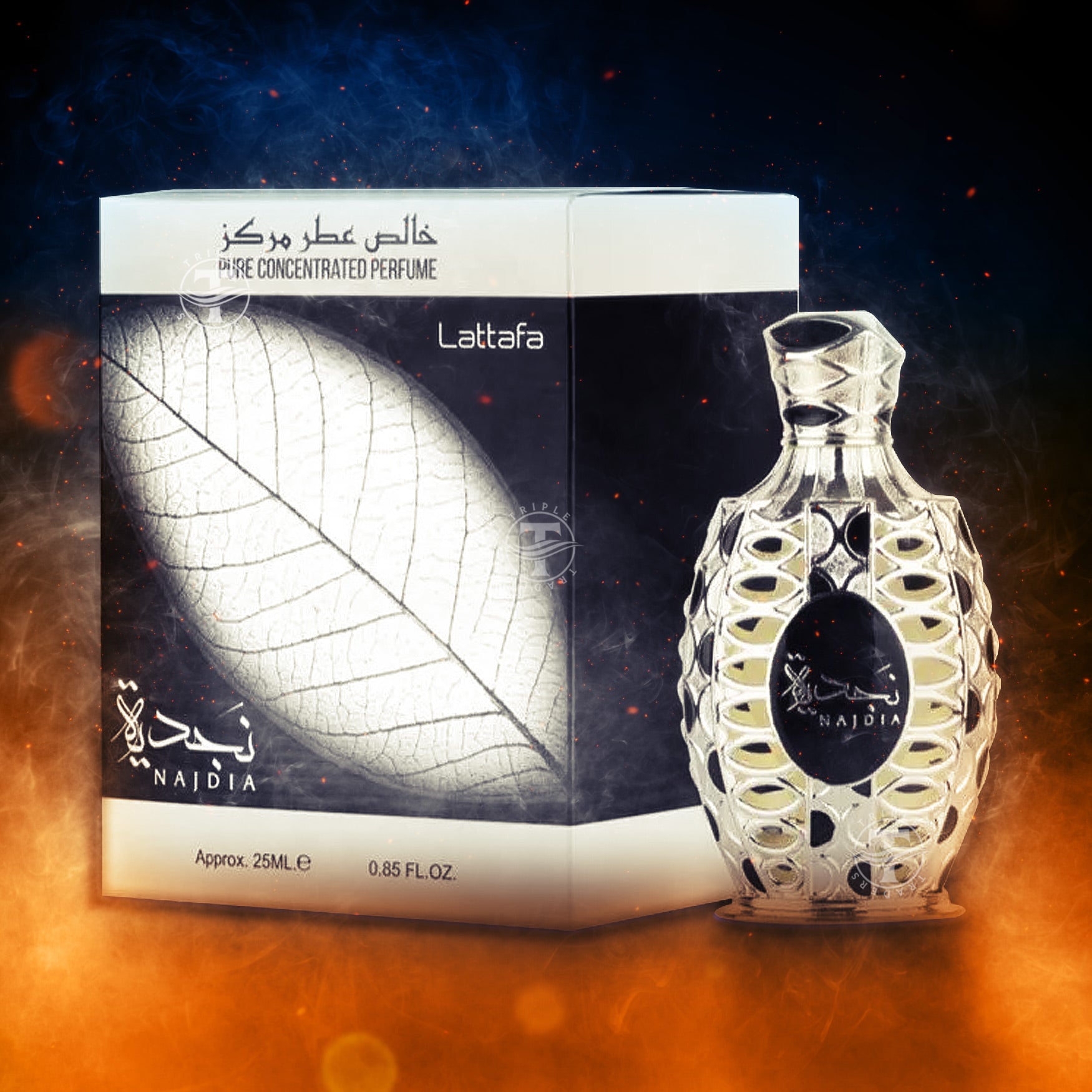 Lattafa Oud Najdia for Unisex Eau de Parfum Spray, 3.4 Ounce Scent
