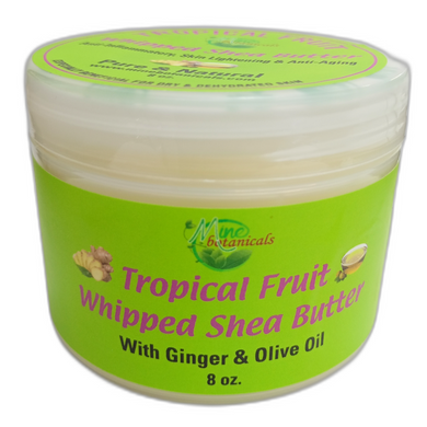 Tropical Fruit Whipped Shea Butter with Ginger & Olive Oil 8oz by Mine Botanicals
