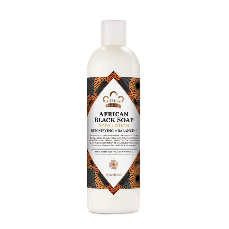 Nubian Heritage African Black Soap Body Lotion 13fl oz