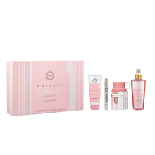 Armaf Odyssey Candee Special Edition for Women 4 piece Gift Set (3.4 EDP, 3.4oz lotion, 8.4oz body spray, 0.34oz travel spray)