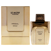 Imperial Gold for Unisex Eau De Parfum Spray by Orientica Le Motif Collection 2.9oz