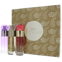 Perry Ellis 360 for Women 3 piece Variety Gift Set (1oz EDT 360 women, 1oz EDP 360 coral, 1oz EDP 360 purple)