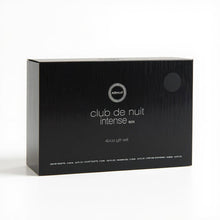 Armaf Club De Nuit Intense Man 4 piece Gift Set (3.6oz EDT, 3.4oz shower gel, 6.8oz body spray, 0.34oz travel spray)