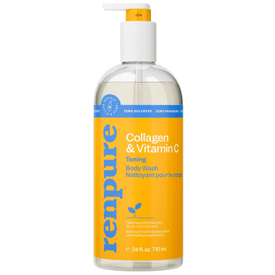 Renpure Collagen & Vitamin C Toning Body Wash, for All Skin Types, 24 oz