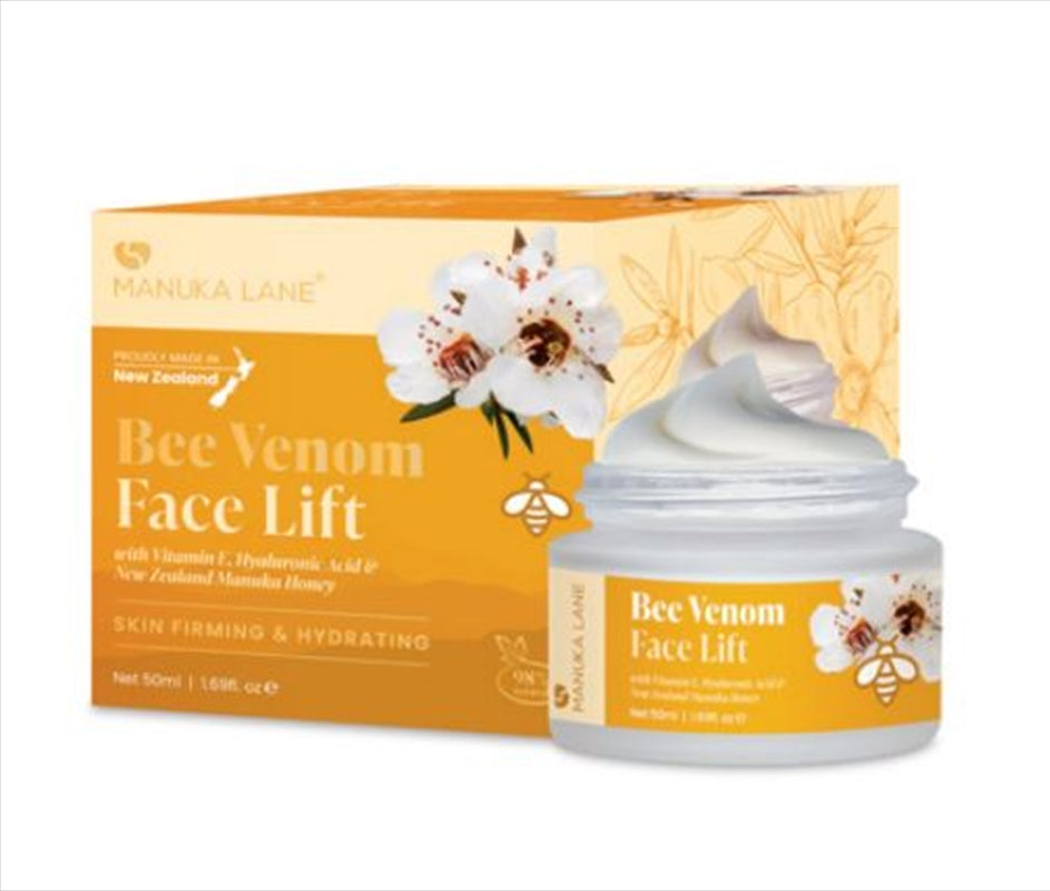 Bee Venom Facelift Cream with Manuka Honey, Vitamin E & Hyaluronic