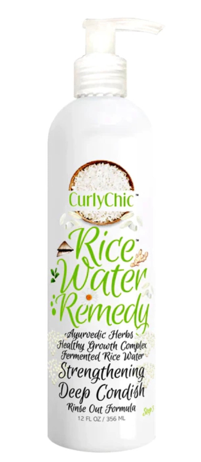 CurlyChic Rice Water Remedy Revitalizing Condish 8 fl oz (239ml)