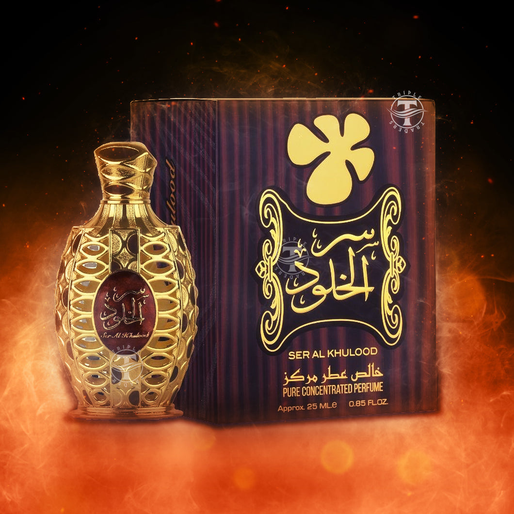 Ser Al Khulood Attar Concentrated Perfume Oil By Lattafa 25ML 0.85 FL OZ