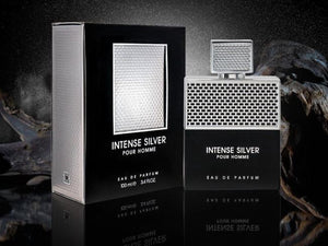 Intense Silver Pour Homme Eau De Parfum By Fragrance World 100ml 3.4 FL OZ