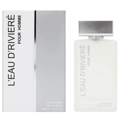 L'eau D'riviere Pour Homme Eau De Parfum By Fragrance World 100ml 3.4 Fl Oz Oriental Perfume Cologne Spray