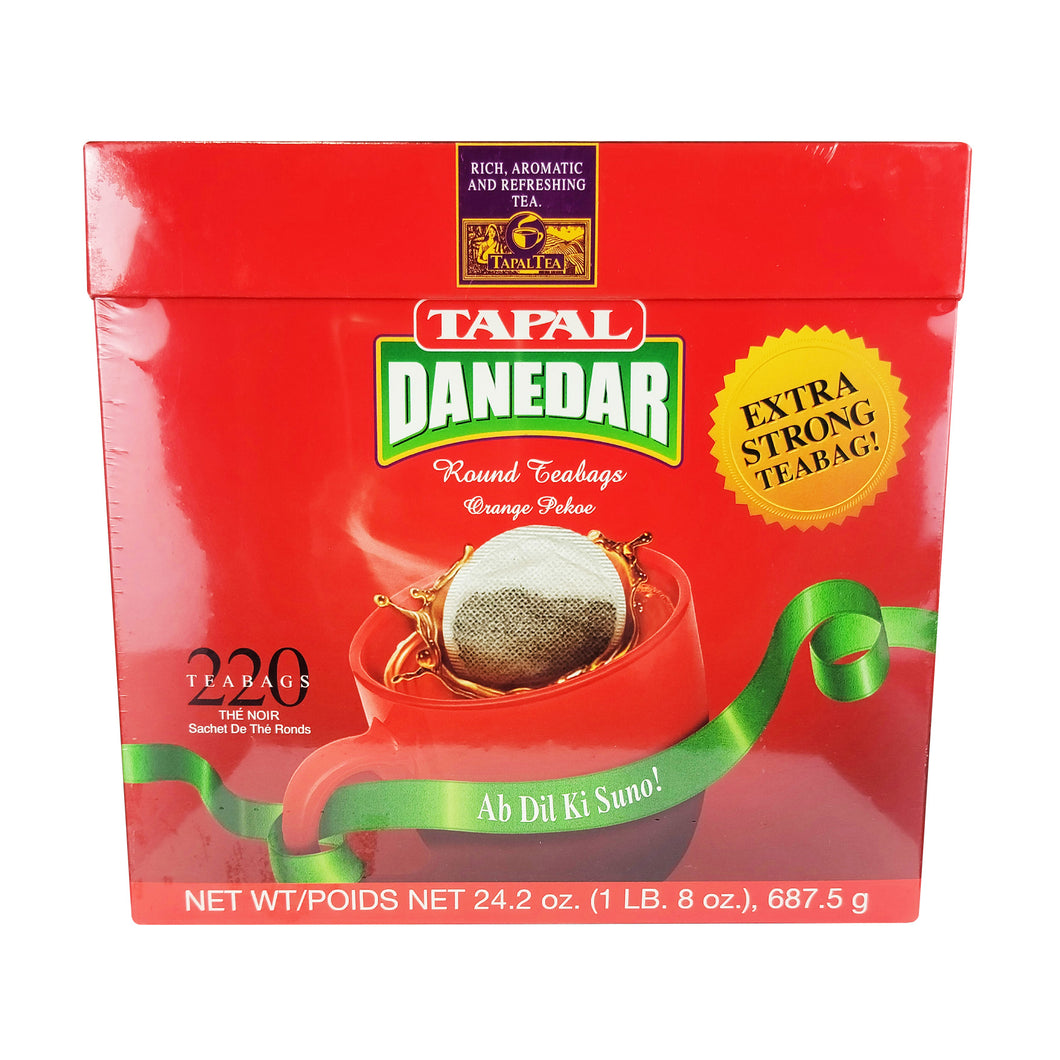 Tapal Danedar Orange Pekoe 220 Round Tea Bags (1 LB 8 OZ) 687.5G ...
